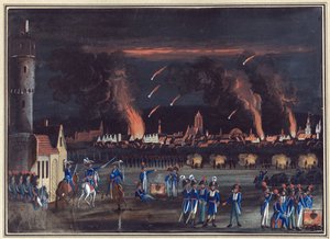 Ensimmäinen koalitio - 13. kesäkuuta 1796: Ranskan armeija pommitti Frankfurt am Mainia (Frankfurt), 13. heinäkuuta