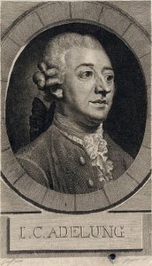 Johann Christoph Adelung 1732-1806. tekijältä Christian Gottlieb Geyser