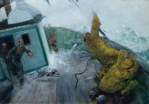 Kaikki miehet kannella tekijältä Christian Krohg