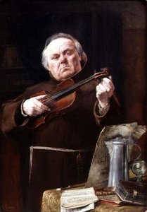 Väärä merkkijono (öljy kankaalle) tekijältä Christian Maximillian Baer