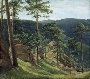 Näkymä Mount Brockenille tekijältä Christian Morgenstern