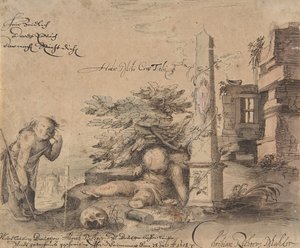 Allegoria elämän ohimenevyydestä, 1618.