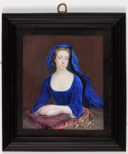 Lady Henrietta Cavendish Holles Harley (akvarelli norsunluulla)
