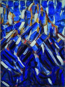Abstraction the Blue Mountain, 1912 tekijältä Christian Rohlfs