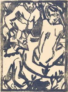 Susanna ja vanhimmat, 19161917. tekijältä Christian Rohlfs