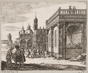 Kuvitus Adam Oleariukselle, "Persialainen Rosenthal, nerokas runoilija Schich Saadi […]", Schleswig 1660 tekijältä Christian Rothgiesser