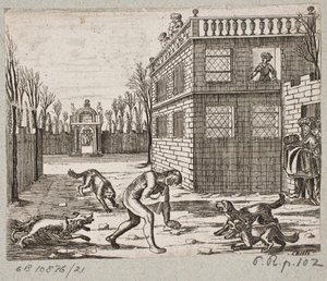 Kuvitus Adam Oleariukselle, "Persialainen Rosenthal, nerokas runoilija Schich Saadi […]", Schleswig 1660 tekijältä Christian Rothgiesser
