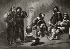 Life in the Brig, kaiverrettu J. McGoffin, "Arctic Explorations in the Years 1853, 54, 55", osa I, tohtori Elisha Kent Kane (1820-57), julkaissut Philadelphia, 1856