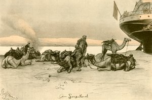 Suezin kanavalla 1898. tekijältä Christian Wilhelm Allers