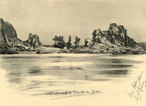 Ensimmäinen kaihi lähellä Philaen saarta Niilin varrella, Egyptissä, 1898.