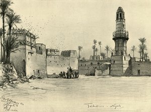 Talot Nagadassa, Egyptissä, 1898. tekijältä Christian Wilhelm Allers