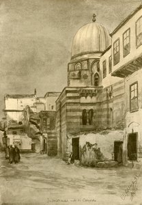 Moskeija, Kairo, Egypti, 1898. tekijältä Christian Wilhelm Allers