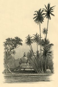 Natha Dewale -pyhäkkö, Kandy, Ceylon, 1898. tekijältä Christian Wilhelm Allers