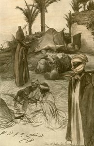 Niilin rannalla Kairossa, 1898. tekijältä Christian Wilhelm Allers