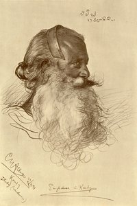 Sinhalese pesuri, Kandy, Ceylon, 1898. tekijältä Christian Wilhelm Allers