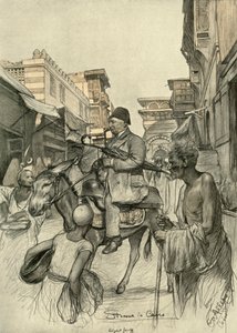 Katu Kairossa, 1898. tekijältä Christian Wilhelm Allers
