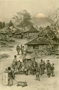 Fuji, Miyanoshita, Japani, 1898. tekijältä Christian Wilhelm Allers
