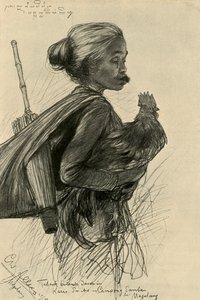 Nainen purutupakkaa, Magelang, Java, 1898.