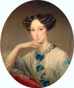Suurherttuatar Maria Aleksandrovnan muotokuva 1824-1880, n. 1850.