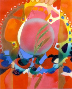 Hope, n. 2009 (akryyli paneelille ja lehtikultaa).