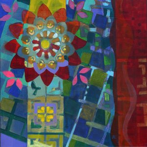 Meditaatio 24, k. 2017 (akryyli paneelille)