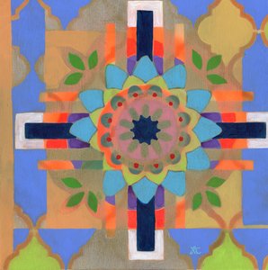 Meditaatio 25, k. 2017 akryyli paneelille