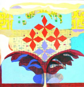 Meditaatio 6, k. 2017 (akryyli paneelille)