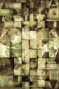Maalliset geometriset fragmentit tekijältä Christina Sillen