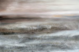 Meren aallot – abstrakti