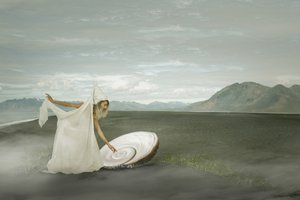 Mystinen nainen ja simpukka tekijältä Christine von Diepenbroek