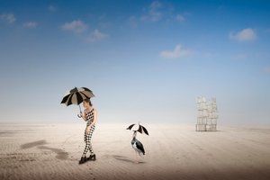 Surrealistinen aavikkokävely tekijältä Christine von Diepenbroek