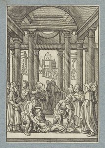 Stephenin hautaus tekijältä Christoffel van Sichem (II)