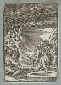 Joosef heitetään kaivoon tekijältä Christoffel van Sichem (II)