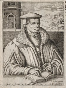 Thomas Munzerin muotokuva tekijältä Christoffel van Sichem