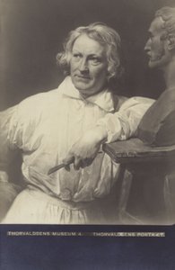 Bertel Thorvaldsen, tanskalainen kuvanveistäjä tekijältä Christoffer Wilhelm Eckersberg