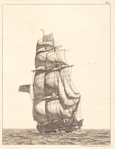 Tanskalainen:  Pohjois-Amerikan priki tekijältä Christoffer Wilhelm Eckersberg
