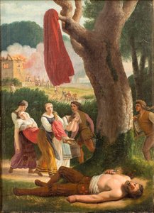 Hagbard ja Signe, ennen vuotta 1820. tekijältä Christoffer Wilhelm Eckersberg