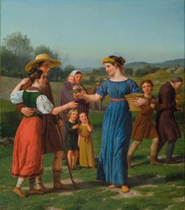 "Neito kaukaa" Schillerin runosta tekijältä Christoffer Wilhelm Eckersberg