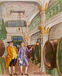Weinkellerei / Viinitila (värilitro)