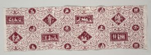 Kuparipainettu puuvillanauha, 1795-1799.