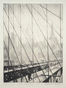 Katse Brooklyn Bridgen läpi tekijältä Christopher Richard Wynne Nevinson