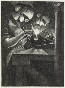 Asetyleenihitsaajat, 1917