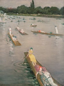 Regatta Henleyssä tekijältä Christopher Richard Wynne Nevinson