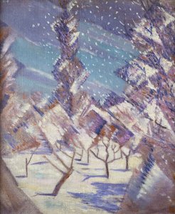 Neljä vuodenaikaa: Talvi, noin 1919 tekijältä Christopher Richard Wynne Nevinson