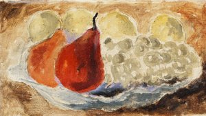 Kuori, ruokalaji ja hedelmä, n. 1922 (öljy aluksella) tekijältä Christopher Wood