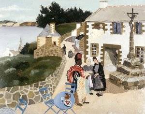 "Mattojen myyjä, Treboul", 1930