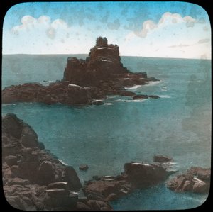 Armed Knights Rock, Lands End, Cornwall, 1800-luvun loppu tai 1900-luvun alku