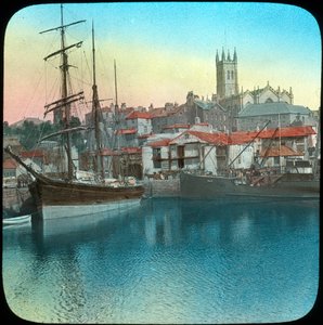 Satama, Penzance, Cornwall, 1800-luvun loppu tai 1900-luvun alku