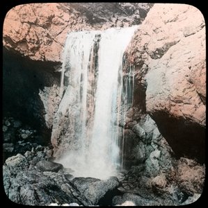 Vesiputous, Mullion, Cornwall, 1800-luvun loppu tai 1900-luvun alku