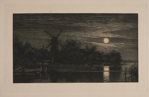 Kuutamoinen ilta Tubækissa tekijältä Cilius Johannes Konrad Andersen